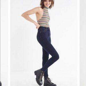 BDG High Rise Skinny Twig Dark Wash Jeans Urban